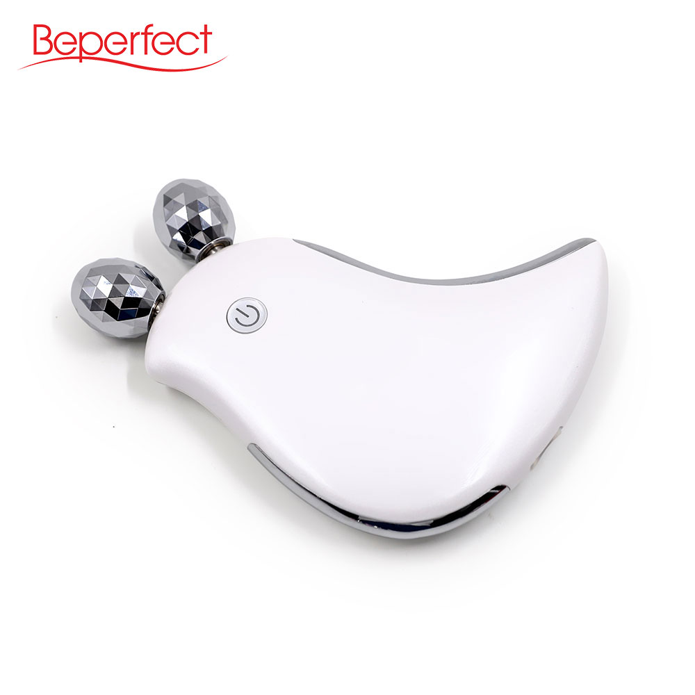 Private Label Ems Personal Skin Care Massage Tool With 3d Roller Ball Portable Chinese Guasha Face Massager Instrument